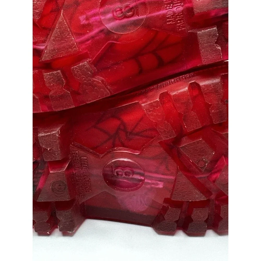 Spider-Man Toddler Size 8 Red Rain Boots Marvel Spiderman Handles Unisex Lot